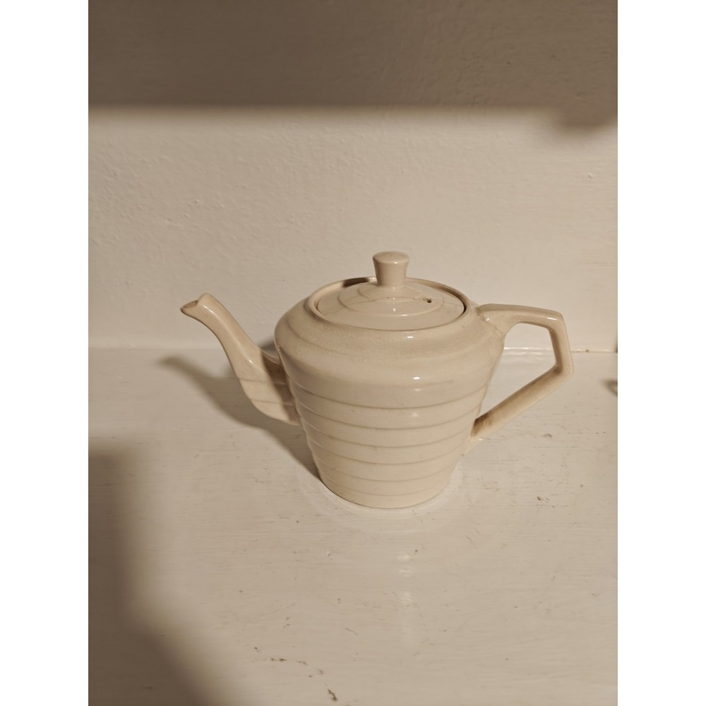 1930s Wade England Teapot Ivory - Picture 4 of 11
